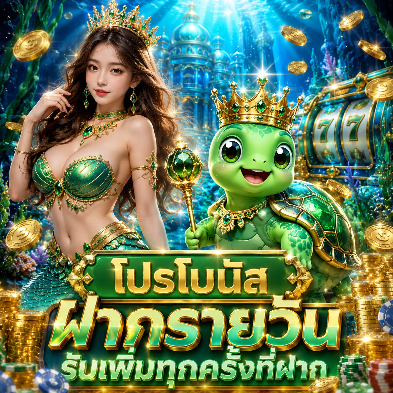 	โปรโมชั่น Turtle99 คืนยอดเสียรายวัน	